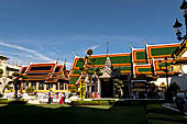 Bangkok Grand Palace, the Phra Maha Monthian Group seen from the central court. 